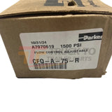 CFQ-A-75-R Genuine Parker Hydraulic Flow Control Valve - Truck To Trailer