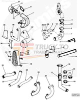 Cummins 219195 Water Transfer Tube - Truck To Trailer