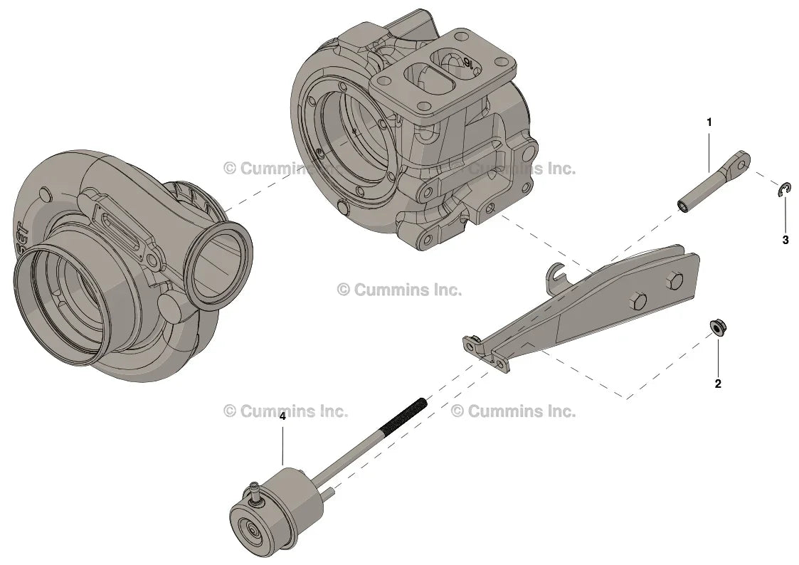 Cummins 4030260 Turbocharger Actuator Kit - Truck To Trailer