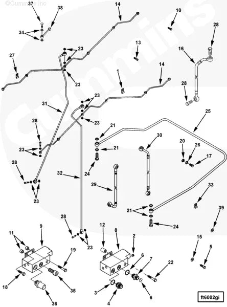 Cummins 4067988 Fuel Manifold - Truck To Trailer