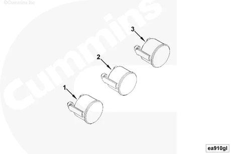 Cummins 4104158 Temperature Gauge - Truck To Trailer