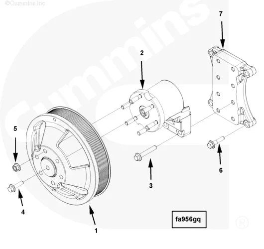 Cummins 4316739 Fan Pulley - Truck To Trailer