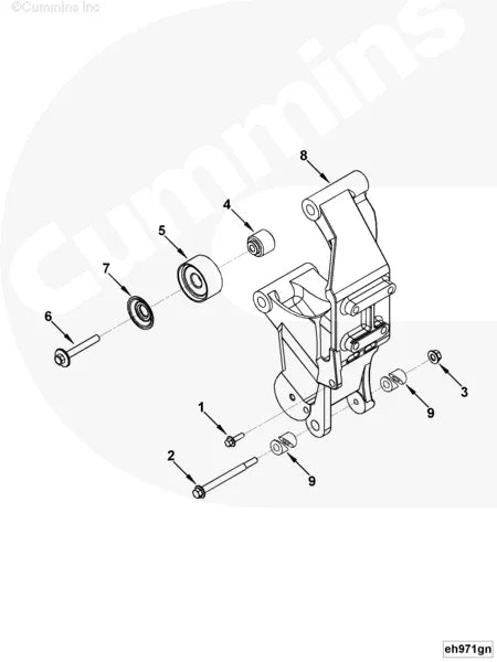 Cummins 4899528 Bushing - Truck To Trailer