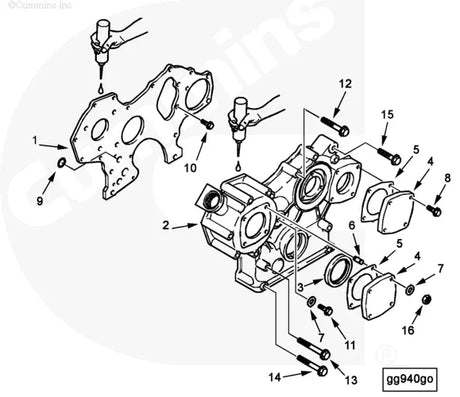 Cummins 4900317 Front Cover - Truck To Trailer