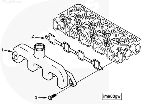 Cummins 4900352 Air Intake Manifold - Truck To Trailer