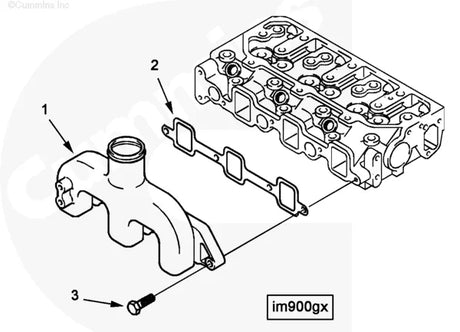 Cummins 4900534 Air Intake Manifold - Truck To Trailer