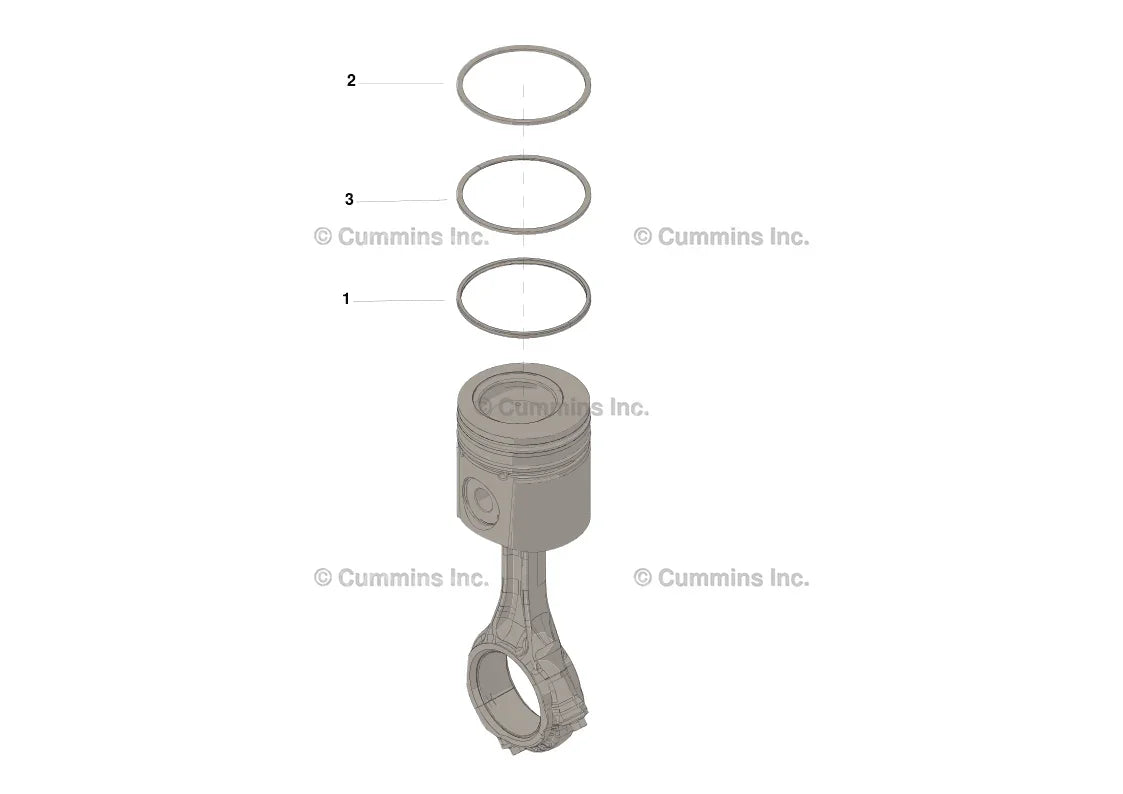 Cummins 4901220 Piston Ring Set - Truck To Trailer