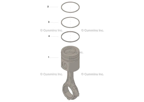 Cummins 4901341 Engine Piston - Truck To Trailer