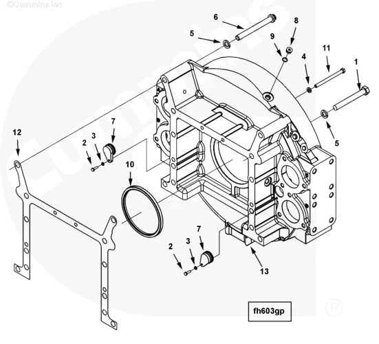 Cummins 4917338 Flywheel Housing - Truck To Trailer