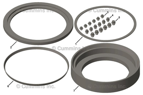 Cummins 4919791 Filter Cleaner Adapter Kit - Truck To Trailer