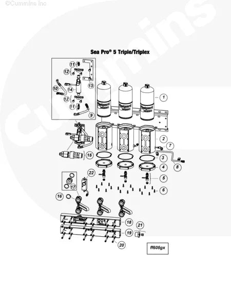 Cummins 4919931 Shutoff Valve Kit - Truck To Trailer