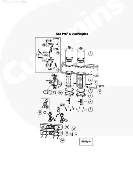 Cummins 4919937 Shutoff Valve Kit - Truck To Trailer