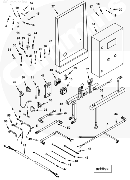 Cummins 4930106 Wiring Harness - Truck To Trailer