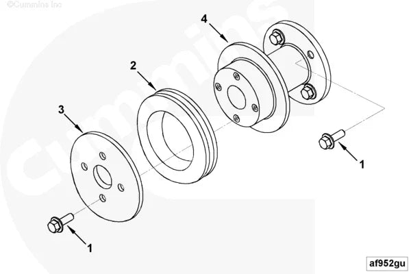 Cummins 4935066 Connection Flange - Truck To Trailer