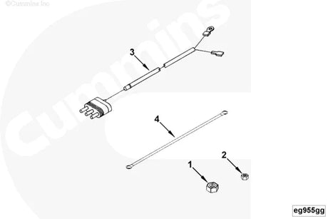 Cummins 4936949 Wiring Harness - Truck To Trailer
