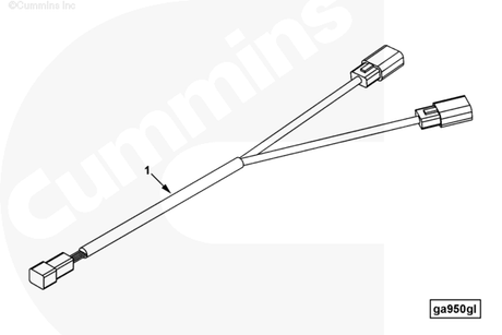 Cummins 4939866 Wiring Harness - Truck To Trailer