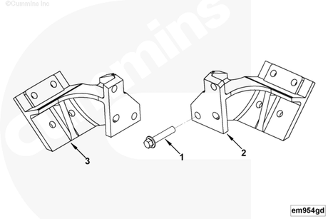 Cummins 4942756 Front Engine Support - Truck To Trailer