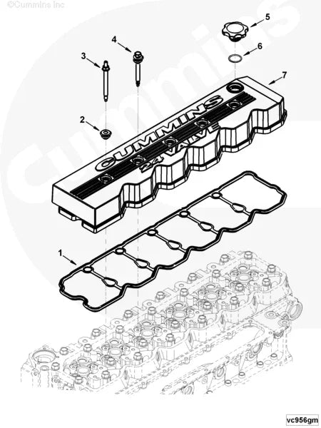 Cummins 4945380 Valve Cover - Truck To Trailer