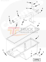 Cummins 4975644 Oil Tube Bracket - Truck To Trailer