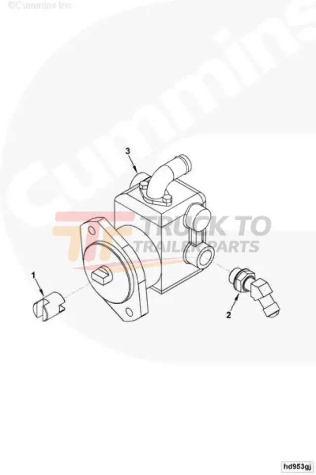 Cummins 4988323 Hydraulic Pump - Truck To Trailer