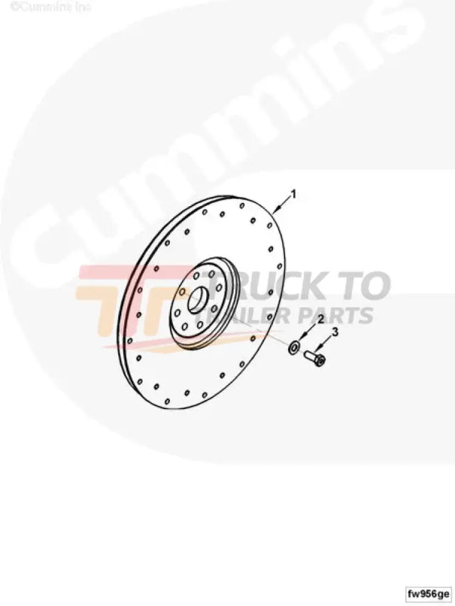 Cummins 4988398 Flywheel - Truck To Trailer