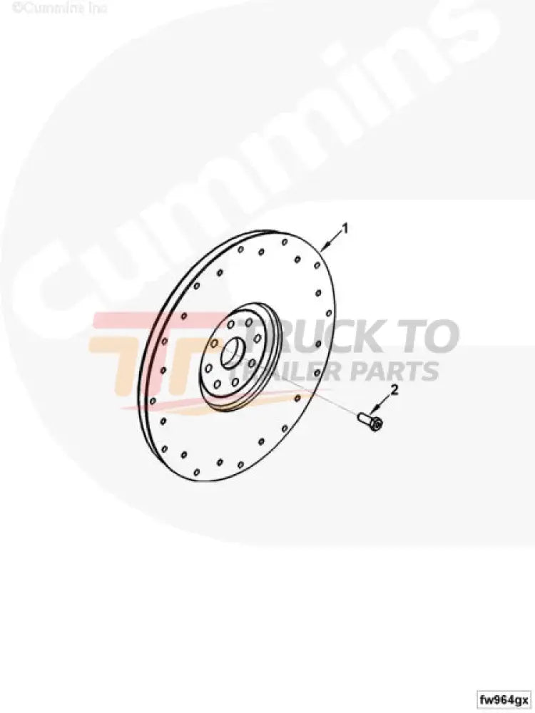 Cummins 4988413 Flywheel - Truck To Trailer