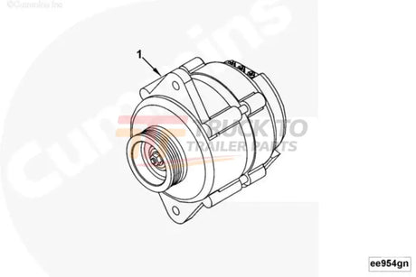 Cummins 4988427 Alternator - Truck To Trailer