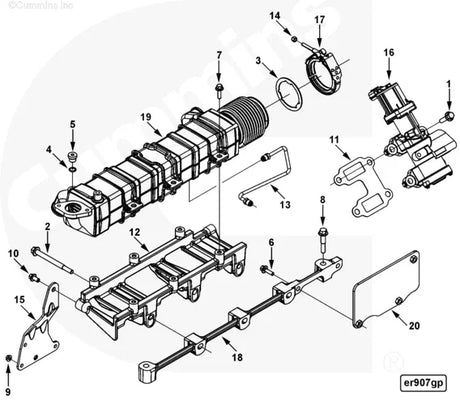 Cummins 5267483 Heat Shield - Truck To Trailer