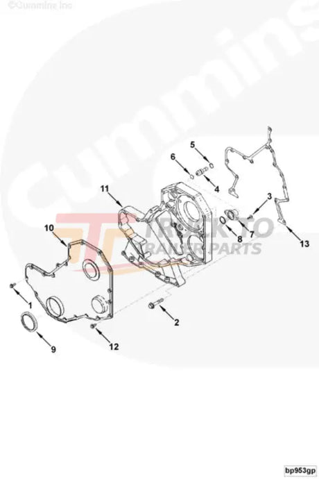 Cummins 5272406 Gear Housing - Truck To Trailer