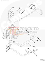 Cummins 5285172 Turbocharger Oil Drain Connection - Truck To Trailer