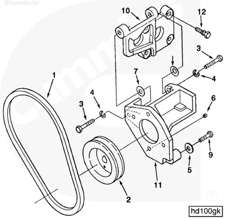 Cummins 69157 Headless Set Screw - Truck To Trailer