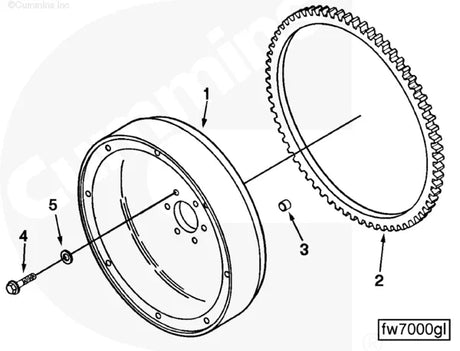 Cummins C0104169000 Ring Dowel - Truck To Trailer
