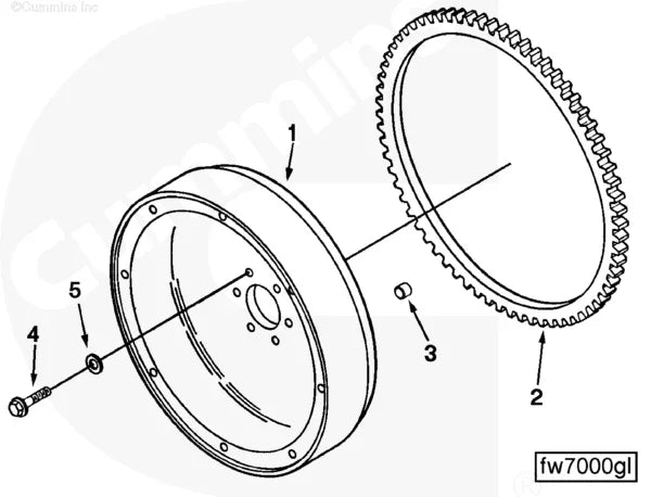 Cummins C0104169000 Ring Dowel - Truck To Trailer