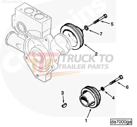 Cummins C0104169100 Vibration Damper - Truck To Trailer