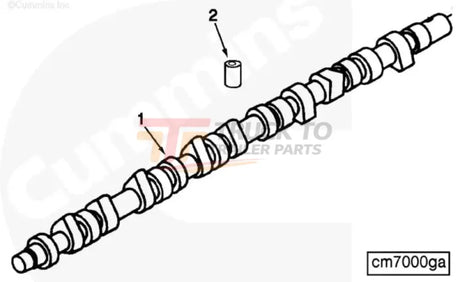 Cummins C0105064200 Camshaft - Truck To Trailer