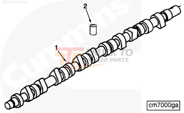 Cummins C0105064200 Camshaft - Truck To Trailer