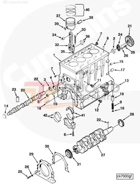Cummins C0113027803 Piston Ring Set - Truck To Trailer