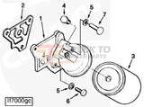 Cummins C0122071101 Lubricating Oil Filter Head - Truck To Trailer