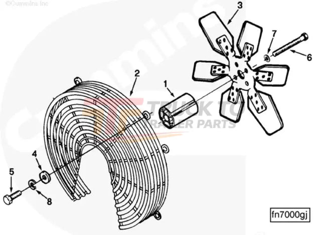 Cummins C0130253400 Engine Fan - Truck To Trailer