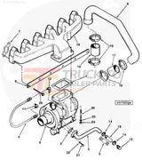 Cummins C0154251100 Air Crossover Connection - Truck To Trailer