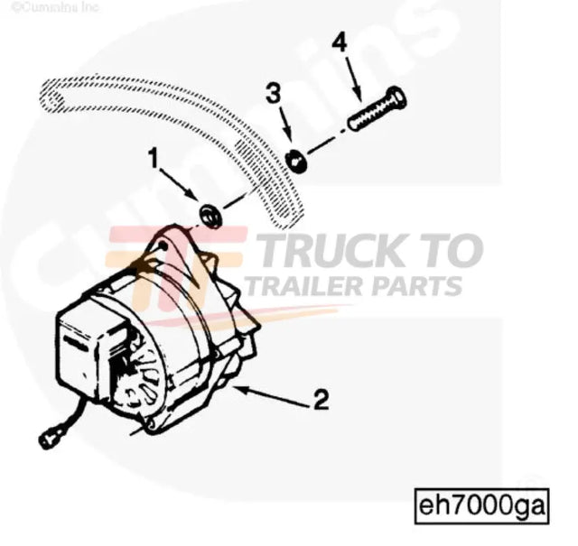 Cummins C0191190900 Alternator - Truck To Trailer