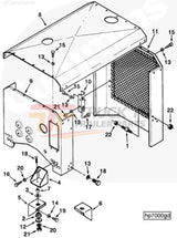 Cummins C0405351100 Engine Hood - Truck To Trailer