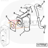 Cummins C0502101700 Elbow Hose Coupling - Truck To Trailer