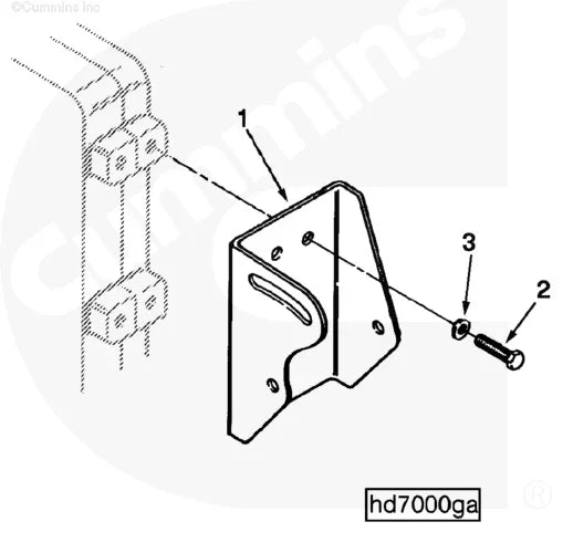 Cummins C0718103700 Hexagon Head Cap Screw - Truck To Trailer