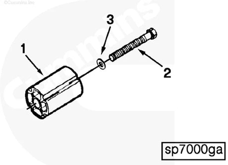 Cummins C0718104300 Hexagon Head Cap Screw - Truck To Trailer