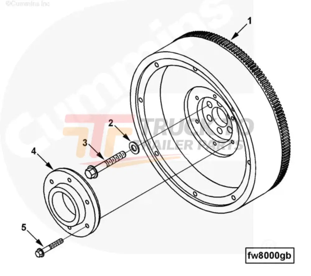 Cummins C6205314710 Flywheel - Truck To Trailer