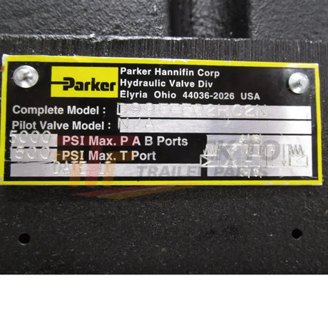 D99FFE02HC2N Parker Electronic Hydraulic Valve Pilot - Truck To Trailer
