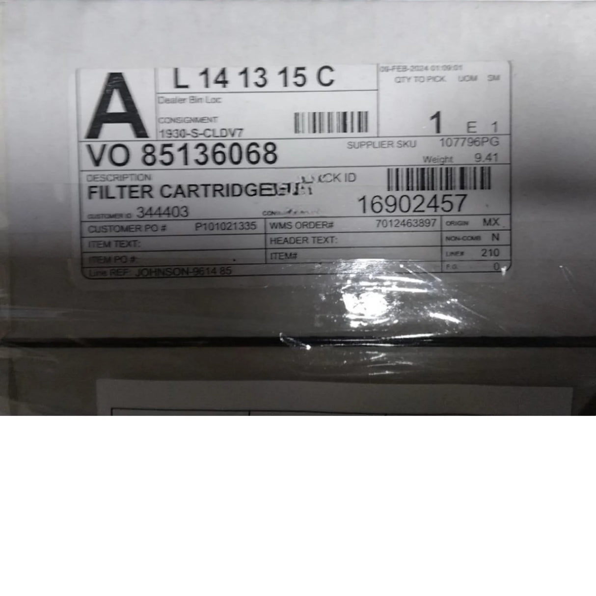 85136068 Genuine Volvo Filter Cartridge - Truck To Trailer