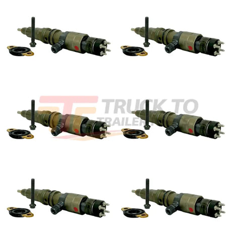 Dde Ra4600701287S Oem Detroit Diesel Fuel Injectors Kit Set Of Six 6 For Dd13 - Truck To Trailer
