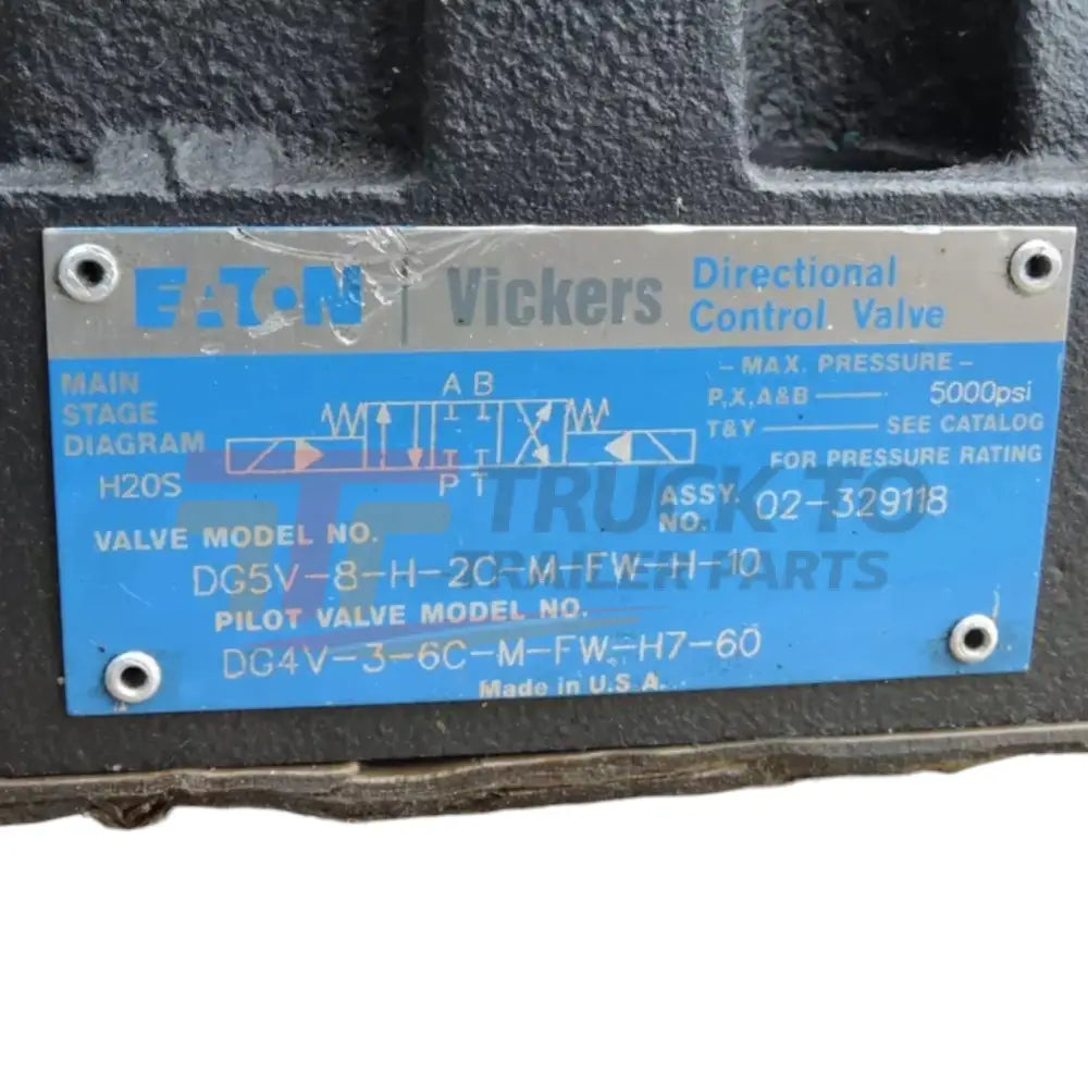 DG5V-8-H-2C-M-FW-H-10 Eaton Valve With Pilot - Truck To Trailer